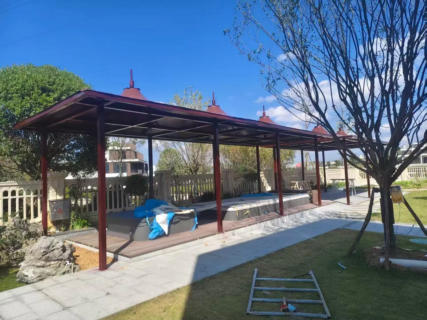 贵州安顺园区小区膜结构停车棚怎么选？本地源头工厂拆解三大坑，避开返修翻倍成本
