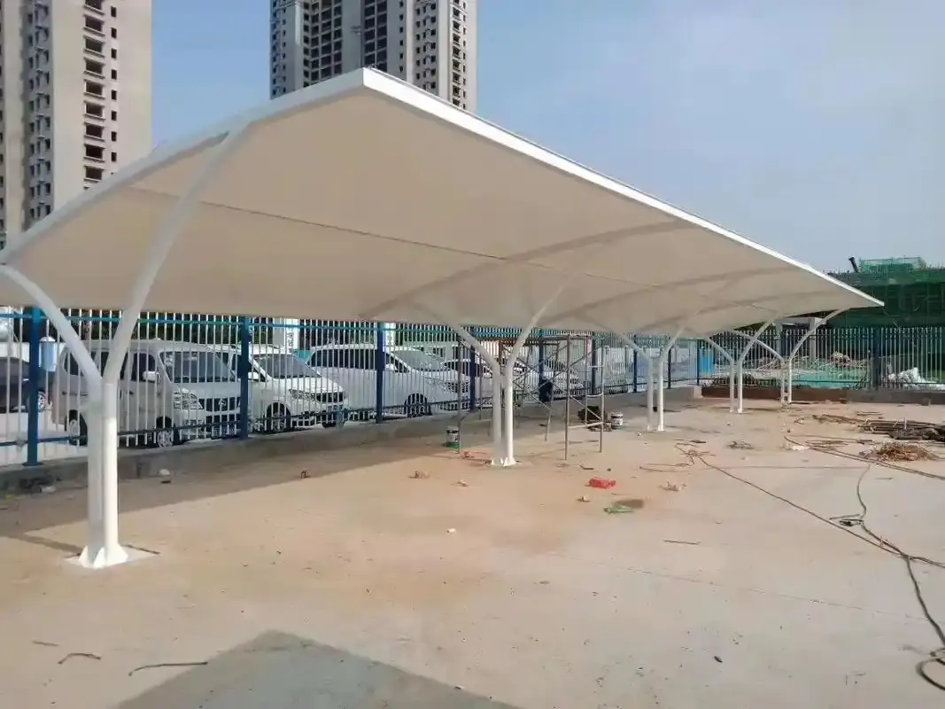 贵州安顺园区停车棚为何生锈漏水?选购膜结构先避开这三个坑